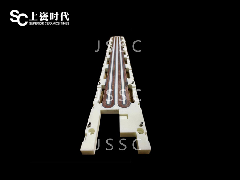 Toughened material water cooling plate